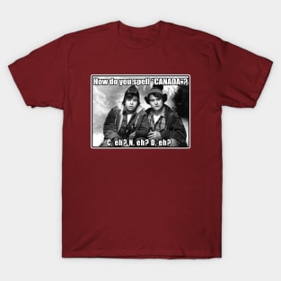 Strange Brew Bob and Doug McKenzie How Do You Spell Canada Funny T-Shirt